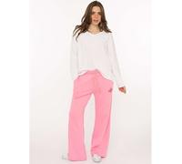 Zwillingsherz Sweathose "Feel Good Club" in Rosa - Größe L/XL | Damenhosen