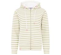 Zwillingsherz Sweatshirt Hoodiejacke Sweatjacke Damen gestreift Langarm Gr. XXL