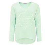 Zwillingsherz Sweatshirt Positiv für Damen Frauen - Hochwertiger Baumwoll Pullover Hoodie Pulli Langarm kuschelig weich Langarmshirt Oversized Sommer