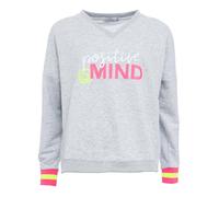 Zwillingsherz Sweatshirt "Talisa" in Hellgrau - Größe S/M | Damen Sweatshirts Jacken