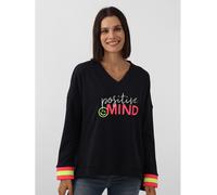 Zwillingsherz Sweatshirt "Talisa" in Schwarz - Größe S/M | Damen Sweatshirts Jacken