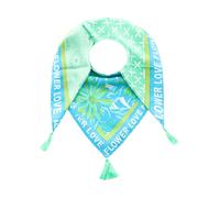 Zwillingsherz Viereckstuch "Flower Love" in Blau - (L)130 x (B)130 cm - 15% | Damen Schals Tuecher