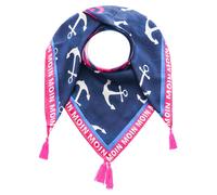 Zwillingsherz Viereckstuch "Strandglück" in Dunkelblau - (L)130 x (B)130 cm - 15% | Damen Schals Tuecher