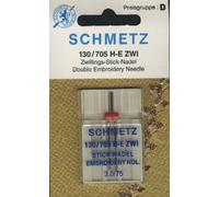 Zwillingsnadel Schmetz 3,0mm Stärke 75 Embroidery