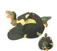 zwxqe Baseballkappe, niedlicher Dinosaurier-Kappe, Trendy Boys Headwear, lässig, verstellbar, Snapback Hut für Schule, Halloween, Dress-Up, Strandtage, Familienpicknics, Vivid Fun Style