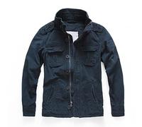 ZXCL Casual Wear Herren Übergroßen Camo Jacket Sportswear Dicke Denim Jacke Männer insgesamt grün Militär Winter Tarnmantel männlich XXL-Royalblue,XL