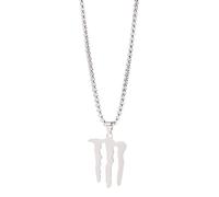 zxcs Hip Hop Magic-Claw Halskette Trendige Männer und Frauen Geometrie Rock Wild Anhänger Halskette Kette-3