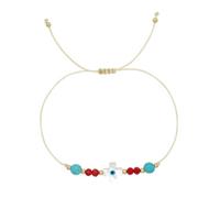 Zxfdsfdbnm Evil Eyes Religiöses Muschelperlen Armband mit natürlicher Kristall Stilvoller Schmuckperlen Textur, geeignet für Damen Herren Geschenkarmbänder