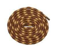 ZYAGH 2 Paar Ersatzschnürsenkel for Wanderschuhe, 4,5 mm, strukturierte, runde, rutschfeste Schnürsenkel aus Polyesterschnur(5248 Brown Yellow,200cm)