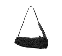 ZYAGH Plüsch-Umhängetasche Im Retro-Stil, Teddy-Fleece-Handtasche, Eine Stilvolle, Lässige Unterarmtasche for Damen
