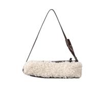 ZYAGH Plüsch-Umhängetasche Im Retro-Stil, Teddy-Fleece-Handtasche, Eine Stilvolle, Lässige Unterarmtasche for Damen