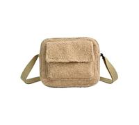 ZYAGH Teddy Tasche Damen Flauschige Plüsch Schultertasche Für Frauen Kleine Umhängetasche Als Weibliche Winter Handtasche