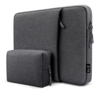 ZYB 14 Zoll Laptoptasche Laptophülle,Laptop Hülle 14 Zoll Tasche für 2023 2024 2025 MacBook Air 15 M4 M3 M2,14 Zoll Notebook Lenovo Thinkpad Ideapad Chromebook HP Acer Dell,15" Surface,Mac 15-Grau