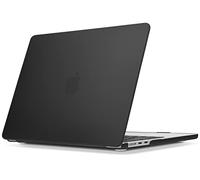 ZYB Hülle Kompatibel mit MacBook Air 13.6 Zoll 2025 2024 2022 M4 M3 M2, Modell: A3240 A3113 A2681, Ultradünne Schutzhülle Hartschale Hard Case, Schwarz