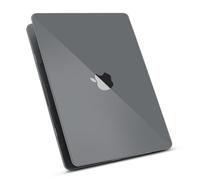 ZYB Hülle Kompatibel mit MacBook Air 13.6 Zoll M4 M3 M2 (2025 2024 2022 Freisetzung) Modell A3240 A3113 A2681, Ultradünne Schutzhülle Hartschale Hard Case, Kristall Dunkelgrau