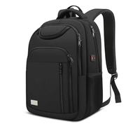 ZYB Laptop Rucksack 17+ 17.3 Zoll,Wasserdicht Laptop Rucksäck Herren Damen mit laptopfach,Notebook Business Rucksack für Arbeit Büro College business Reisen Uni mit Anti Diebstahl Tasche-Schwarz
