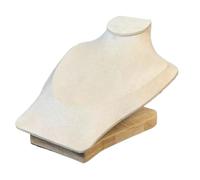 ZYFHYU Halskette Büstenständer Leinen Halsketten Anhänger Portrait Schaufenster Display Regal Fensterständer Schmuck Büste Mannequin Halter Rack Organizer(21CM)