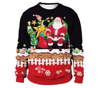 ZYHARUKO Bequemes und modisches Damen-Sweatshirt mit langen Ärmeln, Übergröße, Urlaubsoberteil für Komfort, saisonales gemustertes Oberteil, W, XL