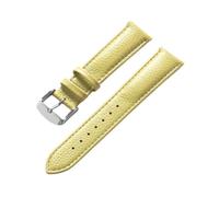 zyimodl 13-22mm minimalistisches Design, flexible Passform, Echtleder-Uhrenarmband für mechanische Uhren, Quarzuhren, 20mm