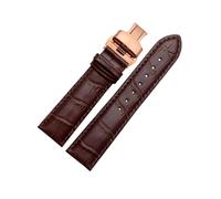 zyimodl 14-22mm klassisches Design, hautfreundliches und weiches italienisches Rindsleder-Uhrenarmband für Quarzuhren und mechanische Uhren, 20mm