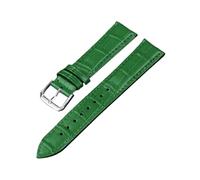 zyimodl 18-22mm buntes, atmungsaktives und hautfreundliches Rindsleder-Uhrenarmband für Quarzuhren, 20mm