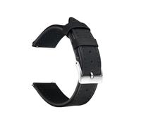 zyimodl 18-22mm schnelles, mattes, weiches Rindslederarmband für Smartwatches, 20mm