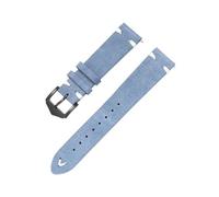 zyimodl 20-22mm buntes, hautfreundliches Wildleder-Uhrenarmband mit Schnellverschluss-Federstift, 22mm
