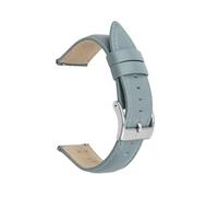 zyimodl 20-22mm schlichter Stil, lebendige Farben, glattes und hautfreundliches Rindsleder-Uhrenarmband mit Schnellverschluss-Stift, 22mm