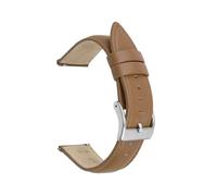 zyimodl 20-22mm schlichter Stil, lebendige Farben, glattes und hautfreundliches Rindsleder-Uhrenarmband mit Schnellverschluss-Stift, 22mm
