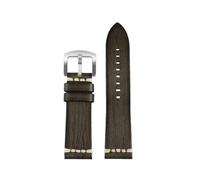 zyimodl 20-22mm weiches und wasserdichtes Uhrenarmband aus pflanzlich gegerbtem Leder mit Installationswerkzeug, 22mm