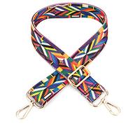 ZYLDK Mode Damen Taschengurt Bunter Schultergurt Längenverstellbarer Breiter Tragegurt für Handtaschen 78-140cm DIY Zubehör