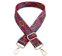 ZYLDK Mode Damen Taschengurt Bunter Schultergurt Längenverstellbarer Breiter Tragegurt für Handtaschen 78-140cm DIY Zubehör