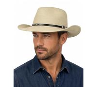 Zylioo XXL Cowboyhut Großen Kopf Hut Strohhut Sonnenhut XL Sommer UV Schutz Stroh Sommerhut Strandhut