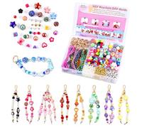 ZYNERY 780 Stück Schlüsselanhänger Bausatz für Mädchen und Erwachsene, DIY Perlen Set mit Acryl Buchstabenperlen, Charms & Pony Perlen, Schmuck Bastelset für Teens, Kreativset für Partys und Geschenke