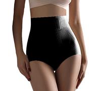 ZYUN Bauchkontrolle Shapewear Shorts Für Frauen, Quemer Postpartaler Bauch-hüftlift Formende Unterwäsche, Unique Fiber Restoration Shaper, Black-XL