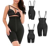 ZYUN Damen Hohe Taille Bauch Kontrolle Figurformende Miederhose Unterwäsche Shapewear Wege-Stretch-Yoga-Leggings, Black-3XL