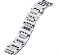 ZZDH uhrenarmband edelstahl 14mm 18mm 20mm hochwertiger Edelstahlband Strap-Handgelenkband (Band Color : Silver, Band Width : 14mm)