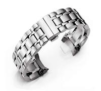 ZZDH uhrenarmband edelstahl Edelstahl-Armband für gekrümmtes Ende 22/23 / 24mm Uhren-Band Frauen-Armband-Armbanduhr Männer (Band Width : 23mm)