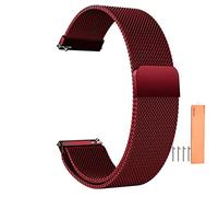ZZDH Uhrenarmband Edelstahl Mesh Uhrenarmband Metall Magnetverschluss Armband Smartwatch Ersatzband Schnellverschluss Watch Strap Band Für Damen Herren 14mm 16mm 18mm 20mm 22mm 24mm 23mm für Männer Fr