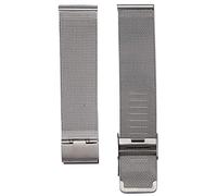 ZZDH uhrenarmband edelstahl Uhrband 12mm 14mm 16mm 18mm 20mm 22mm 24mm Universal Edelstahl Metall Uhrenarmband Armband Schwarz Roségold (Band Color : Silver, Band Width : 14mm)