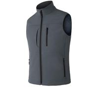 Zzkouine Laufende Weste Oberbekleidung, Leichte Winddichte Fleece-Gefütterte Softshell Ärmellose Jacke Für Golf Full-Zip Leichte Polar Fleece Weste Oberbekleidung Mit 5-Taschen Warme Winterjacke