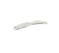 ZZTWER Schuhlöffel Klein 15,8cm Edelstahl mit Reisetasche, Leicht Kompakter Metall Schuhanzieher für Unterwegs, Minishuhanzieher Anziehhilfe für Stiefel, Turnschuche, Leder